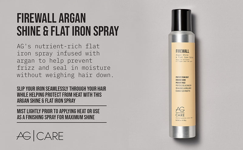 AG Care Firewall Argan Shine & Flat Iron Spray 5oz
