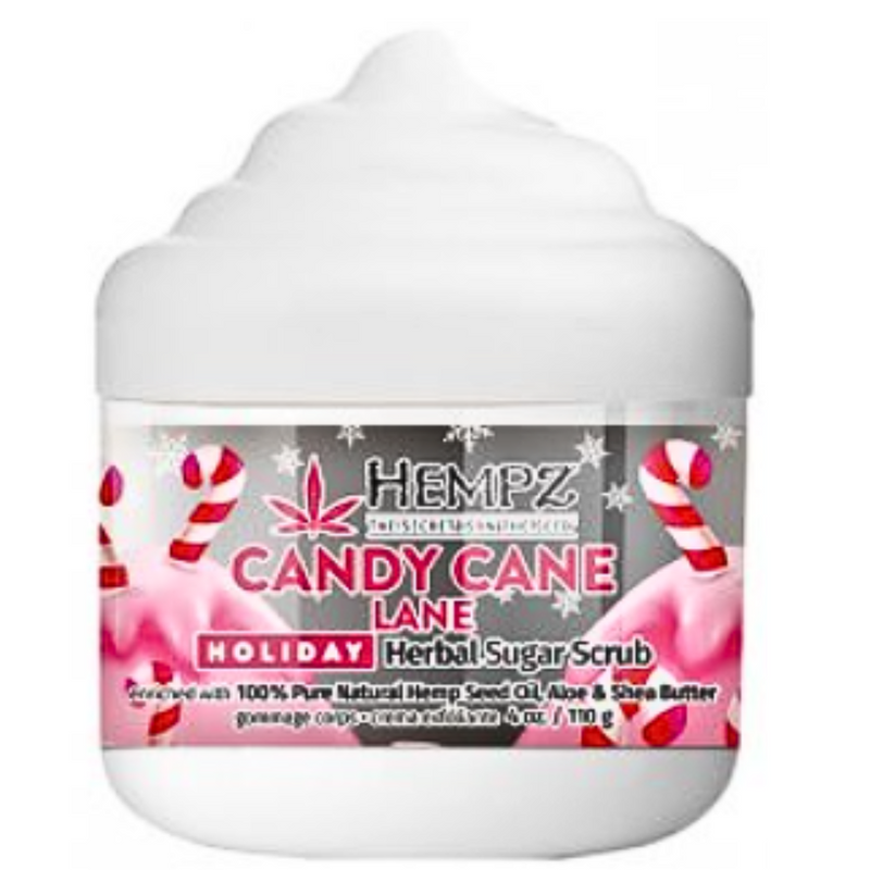 Supre Tan Hempz Candy Cane Lane Body Scrub