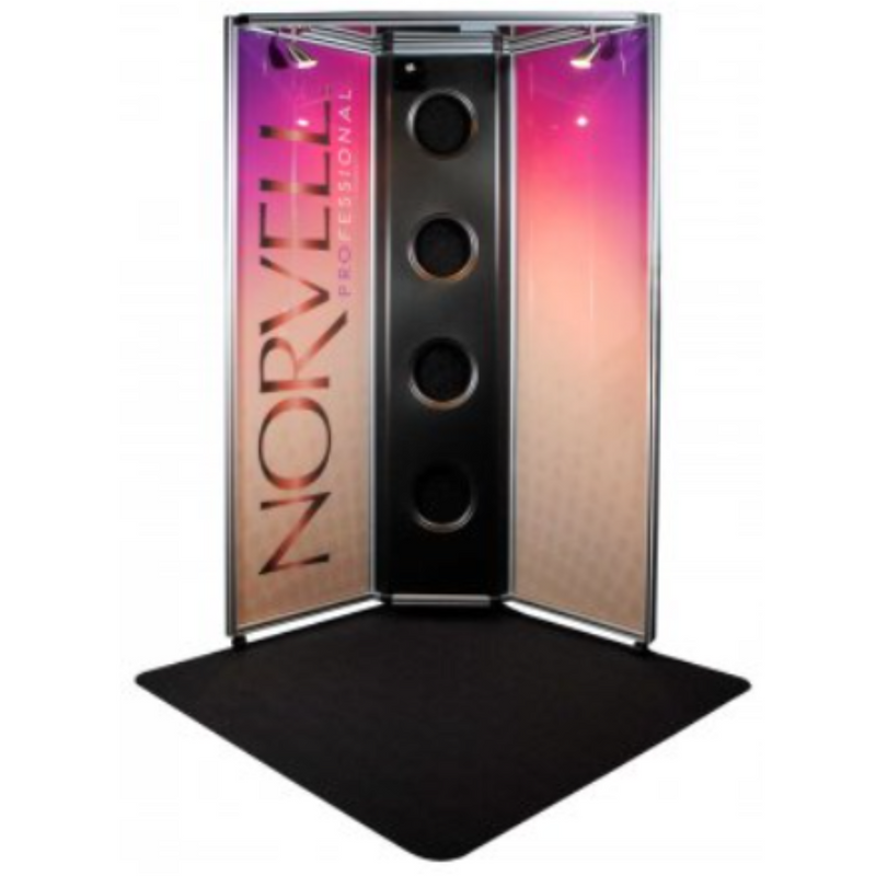 Norvell Overspray Reduction Booth with Full Color Panels