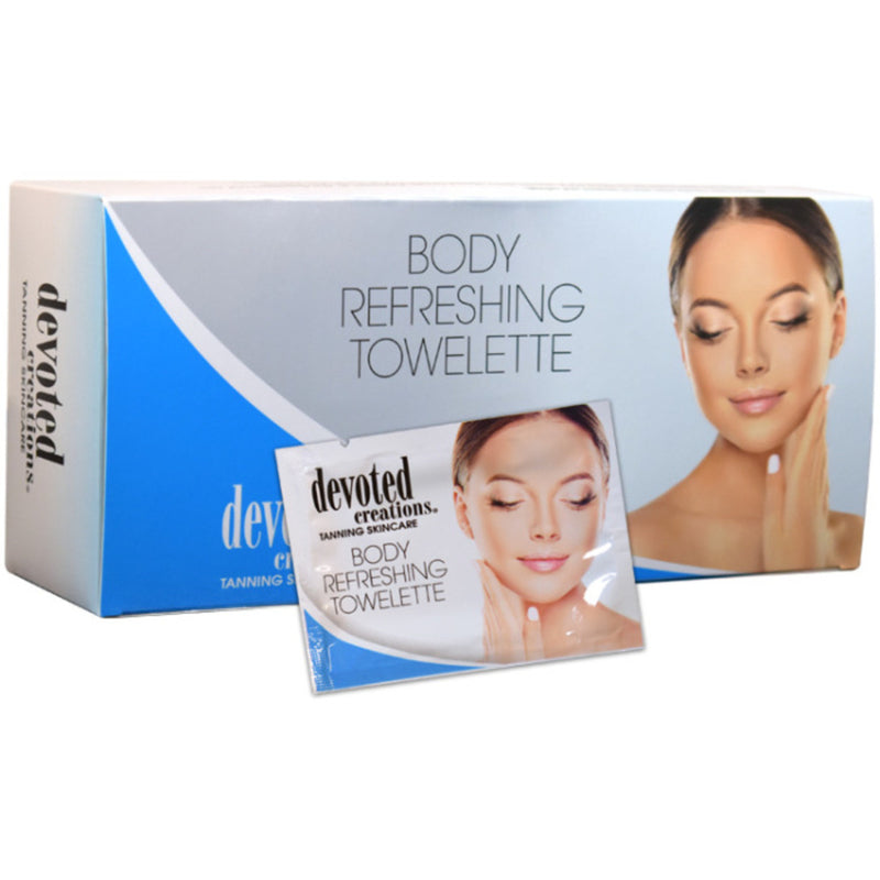 Devoted Creations Face & Body - Body Refreshing Towelette Display 100Pcs