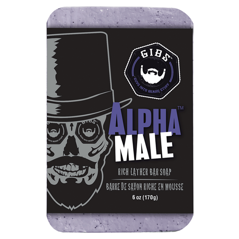 GIBS Grooming Alpha Male Exfoliating Bar Soap