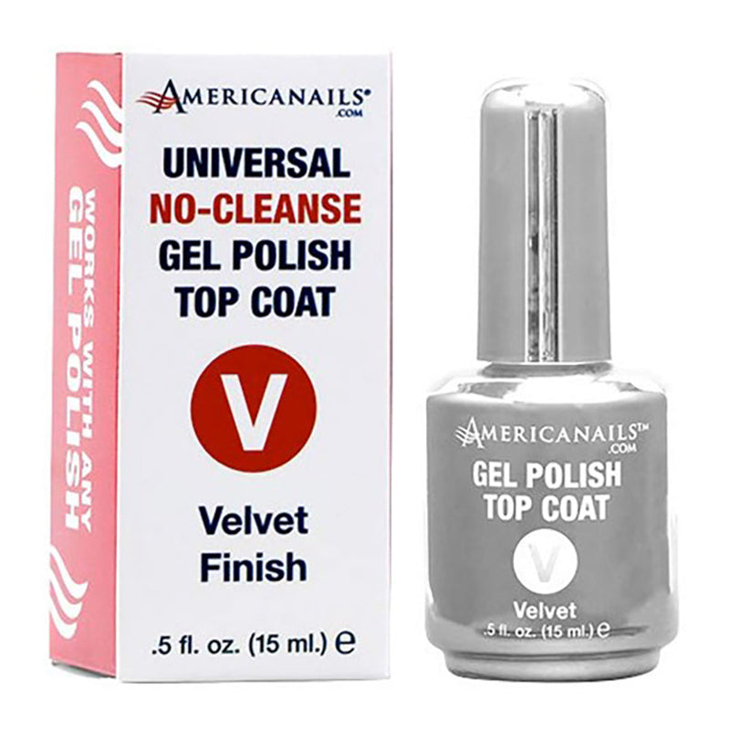 Americanails Gel Polish Velvet Top Coat 0.5oz