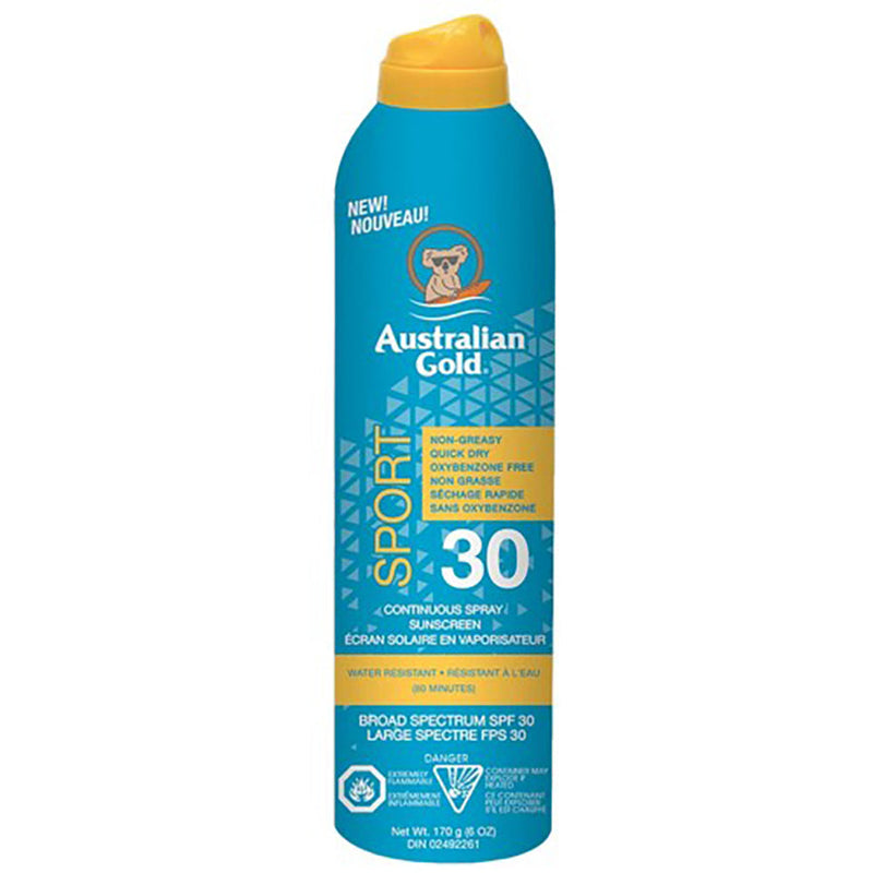 Australian Gold Sport Continuous Spray Sunscreen SPF 30 6oz