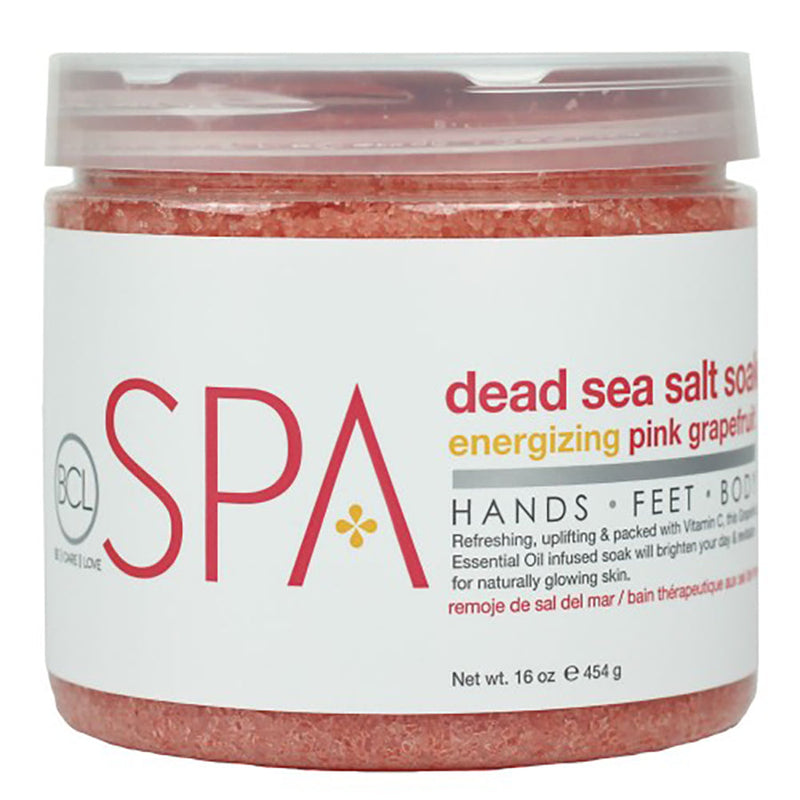 BCL Spa Pink Grapefruit Dead Sea Salt Soak 16oz