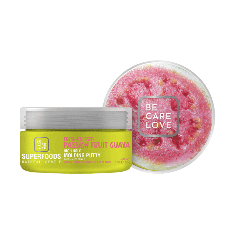 Be Care Love Fresh-Pressed Passion Fruit Guava High Hold Molding Putty 3oz