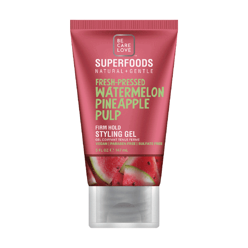 Be Care Love Fresh-Pressed Watermelon Pineapple Pulp Styling Gel 5oz