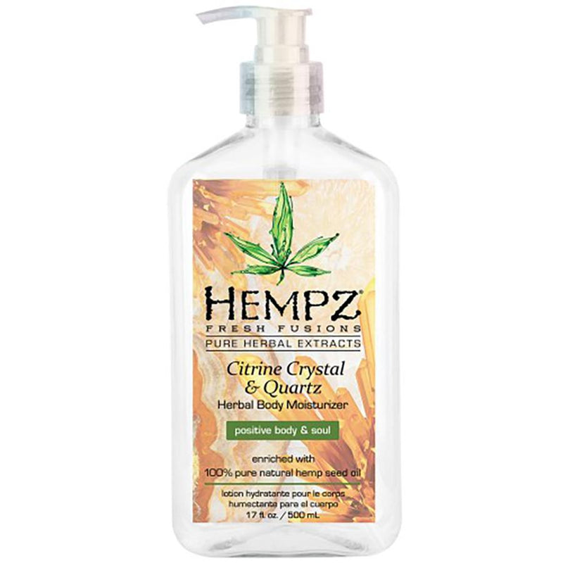 Hempz Citrine Crystal & Quartz Herbal Body Moisturizer 17oz