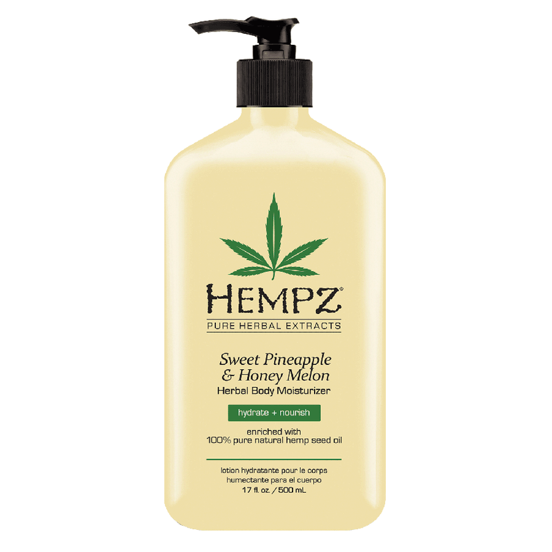 SWEET PINEAPPLE & HONEY MELON herbal body moisturizer 17oz