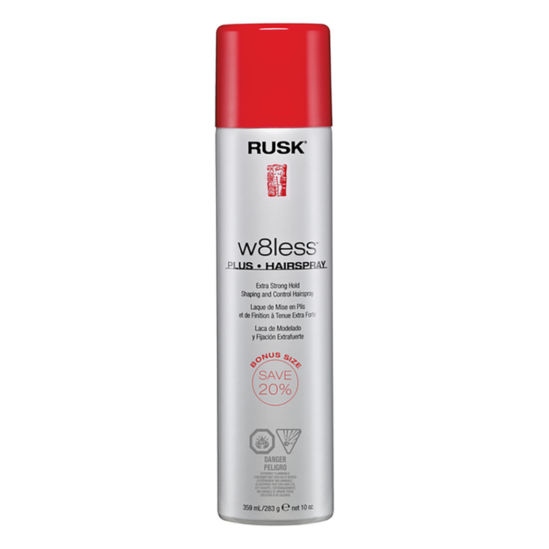 Rusk W8Less Plus Hairspray Bonus Size 80% VOC